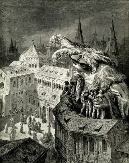 Illustration for Gargantua Illustration for Gargantua by Gustave Doré