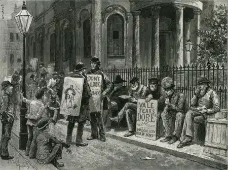 Sandwich-men Sandwich-men by Gustave Doré