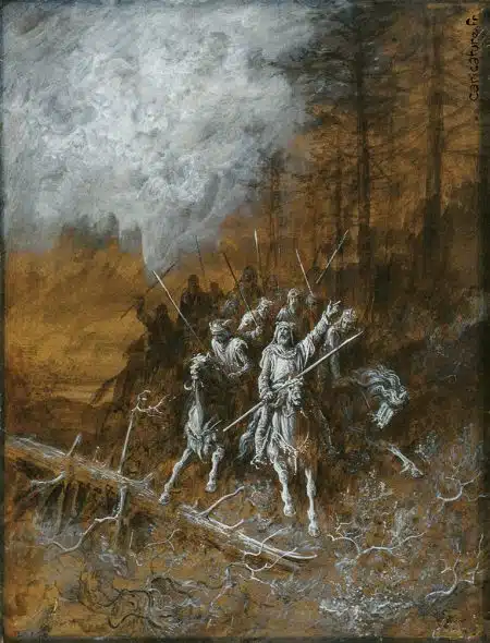 The March of the Knights The March of the Knights by Gustave Doré