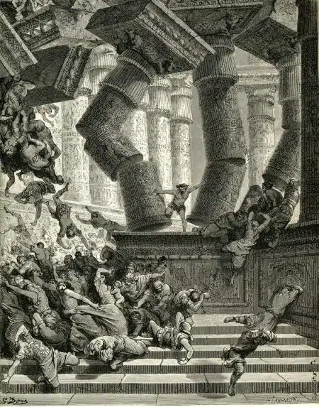 The Death of Samson The Death of Samson by Gustave Doré