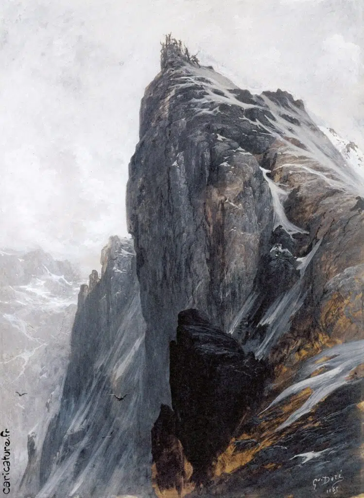 The Ascent of the Matterhorn The Ascent of the Matterhorn by Gustave Doré