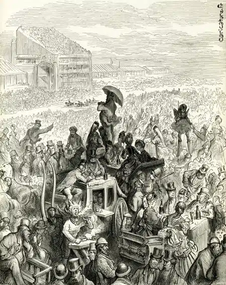 The Derby at Lunch The Derby at Lunch by Gustave Doré