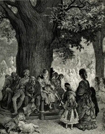 The Great Tree, Kensington Gardens The Great Tree, Kensington Gardens by Gustave Doré