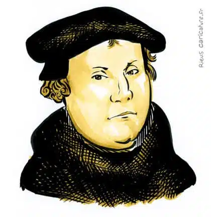 Ritratto ad acquerello seppia di Martin Luther King — Militant — 1929–1968 · Sébastien Rieu